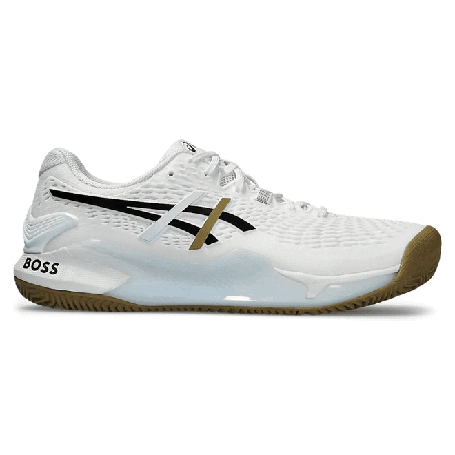 ASICS Gel-Resolution 9 Clay BOSS Matteo Berrettini White Camel