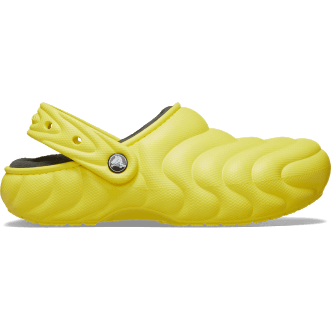 Crocs Unisex Classic Lined Overpuff Clogs Cyber Yellow 