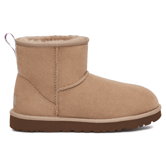 UGG Classic Mini II Graphic Logo Boot Beige Pink (Women's)