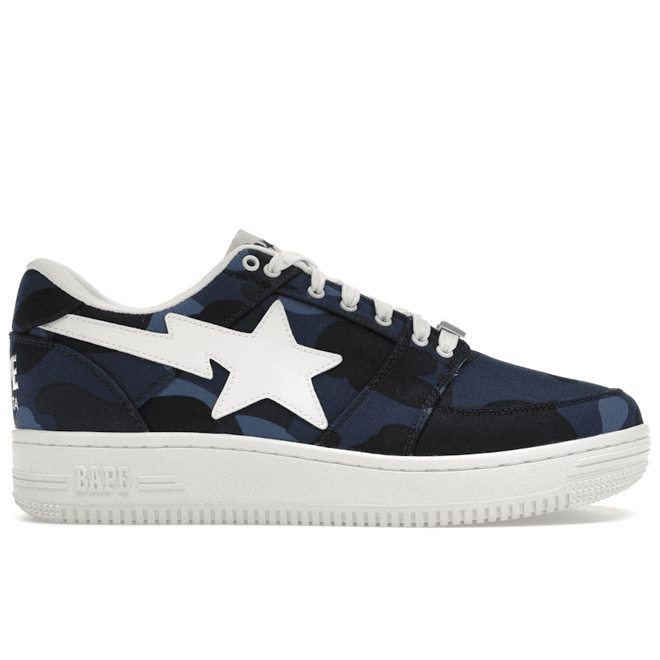 A Bathing Ape Bape Sta Low Color Camo Navy