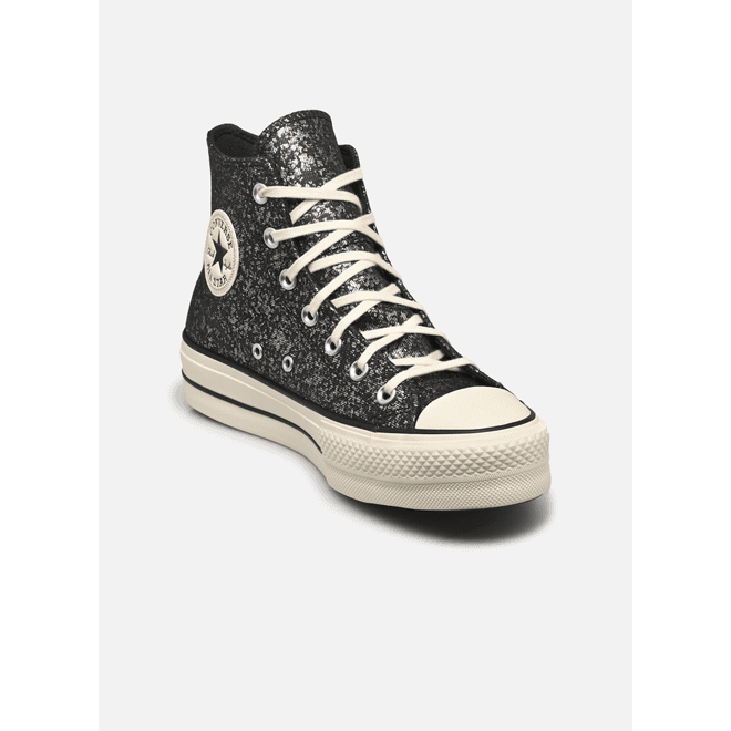 Converse Chuck Taylor All Star Lift Platform Glitter Navy, White