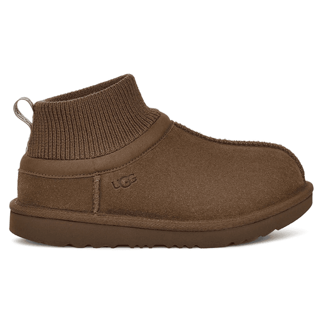 UGG® Classic Ultra Mini Stretch Cuff Boot Kids Hickory