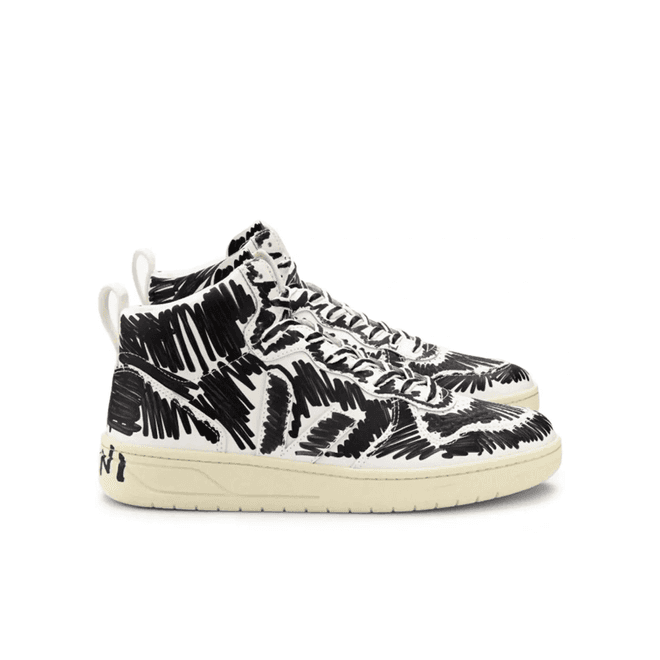 Veja V-15 Leather x Marni Black