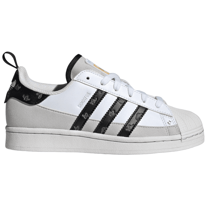 adidas Shmoofoil Superstar Cloud White Core Black Grey Two (GS)