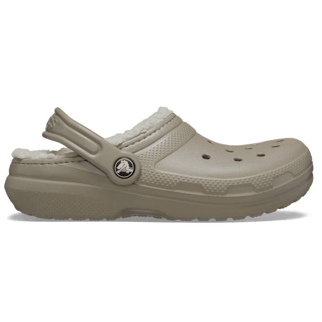 Crocs Kids Toddler Classic Lined Clogs Mushroom / Bone 