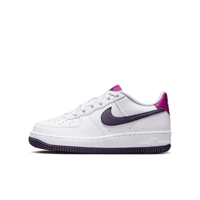 Nike Air Force 1 white/dark raisin/hot fuchsia