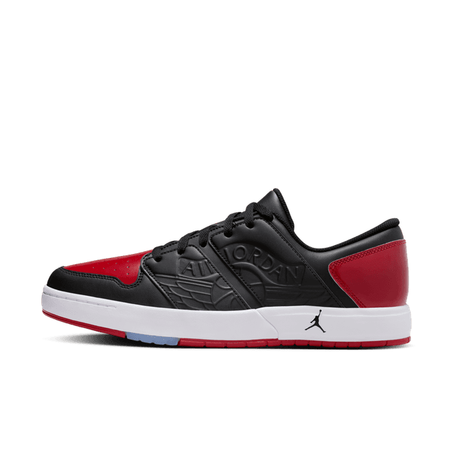 Air Jordan Nu Retro 1 Low Black White Varsity Red