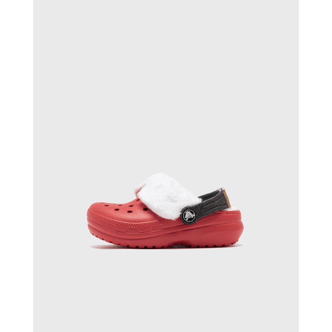 Crocs Classic Lined Santa Clog K  Sandals & Slides Red|white