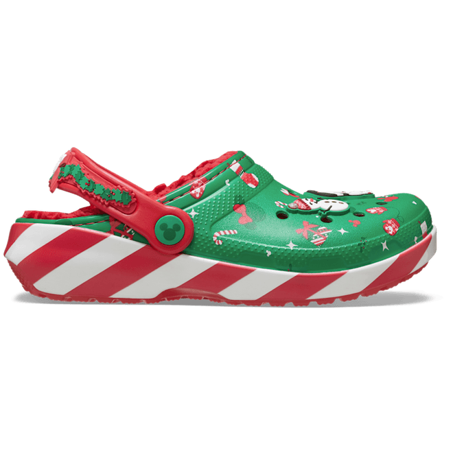 Crocs Kids Toddlers Mickey Holiday Lined Classic Clogs Multi 