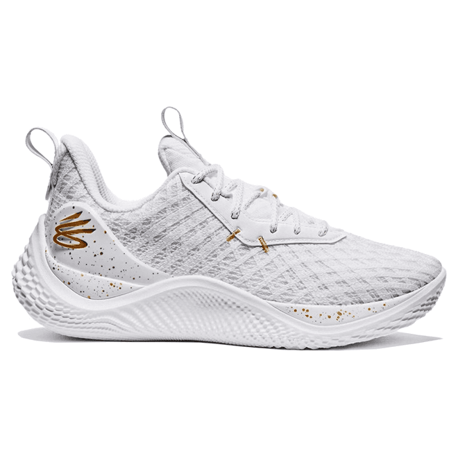 Under Armour Curry Flow 10 Team White Metallic Gold