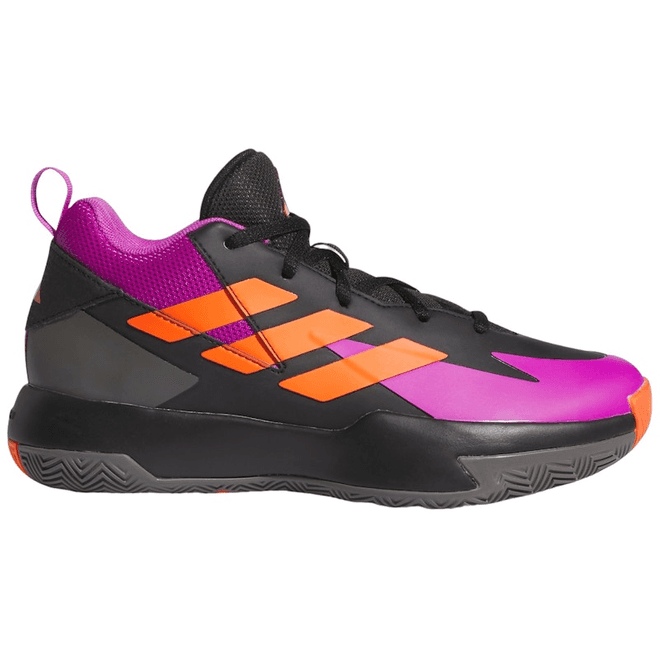 adidas Cross 'Em Up Select Core Black Purple Burst Impact Orange (GS)