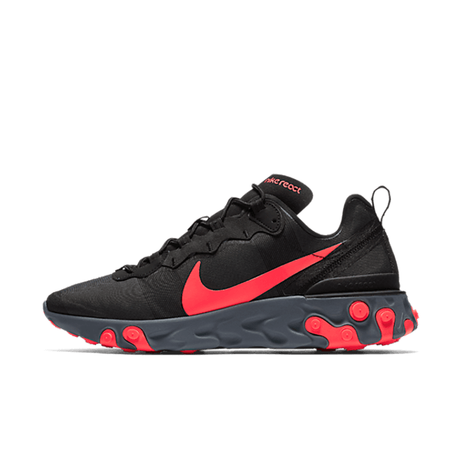 Nike React Element 55 'Black/Solar Red'