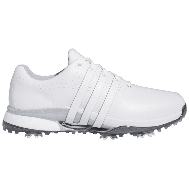 adidas Tour360 24 Wide Golf Cloud White Silver Metallic