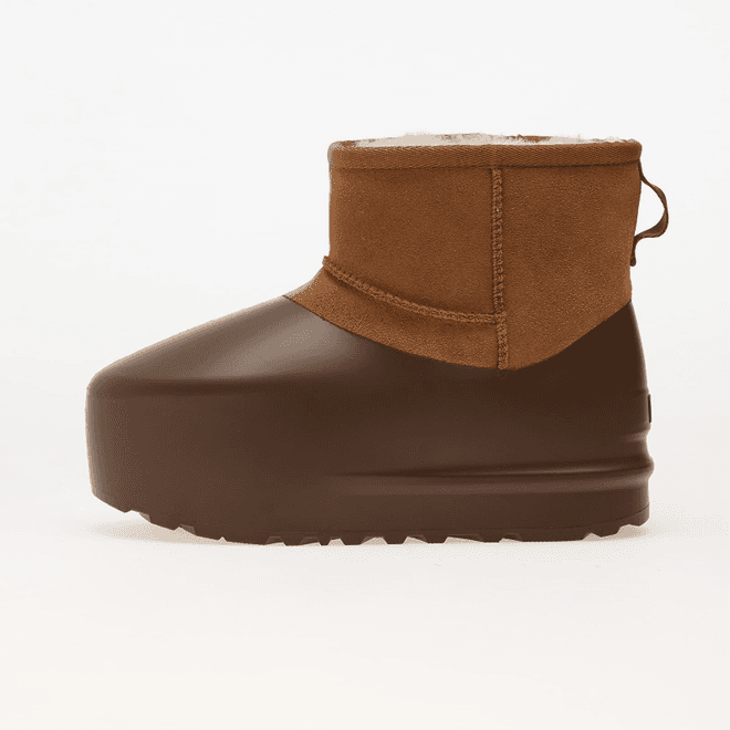 UGG W Classic Mini Pumped Molded Chestnut 