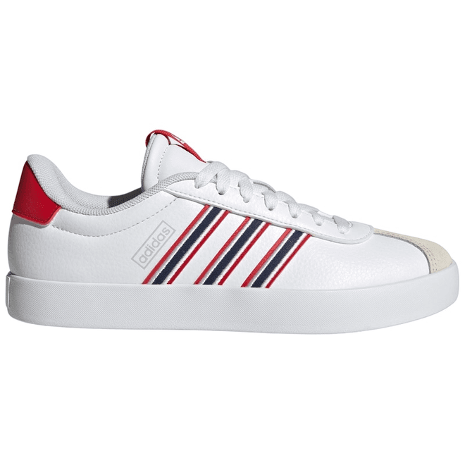 adidas Vl Court 3.0 Cloud White Team Navy Blue Better Scarlet (Women's)