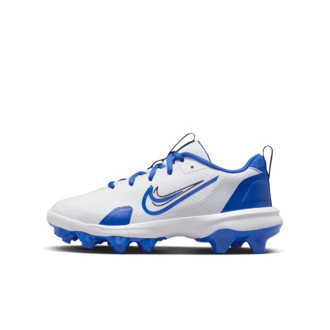 Nike Force Trout 9 Pro MCS White Midnight Navy Football Grey Hyper Royal (GS)