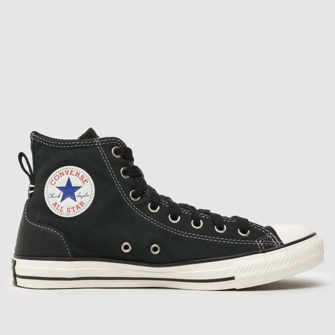 Converse Chuck Taylor All Star Nubuck & Leather Black, Cream, Red