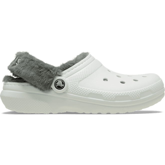 Crocs Classic Fuzz Lined Clogs White 