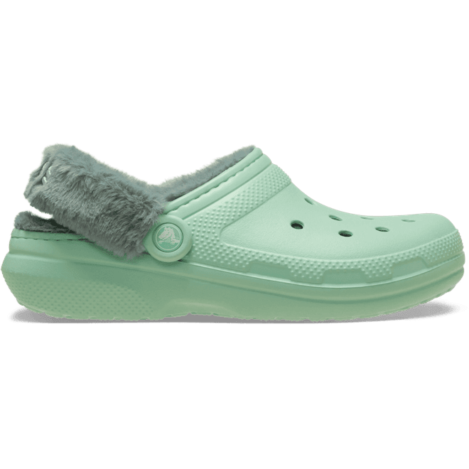 Crocs Classic Fuzz Lined Clogs Spearmint 