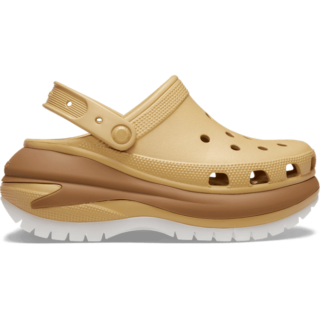 Crocs Mega Crush Matte Clogs Wheat 