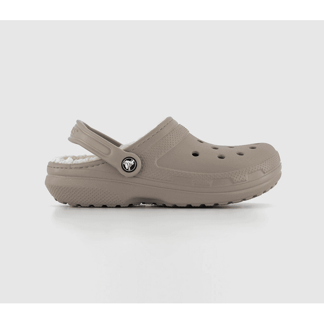 Crocs Kids Classic Lined Clogs Mushroom / Bone 