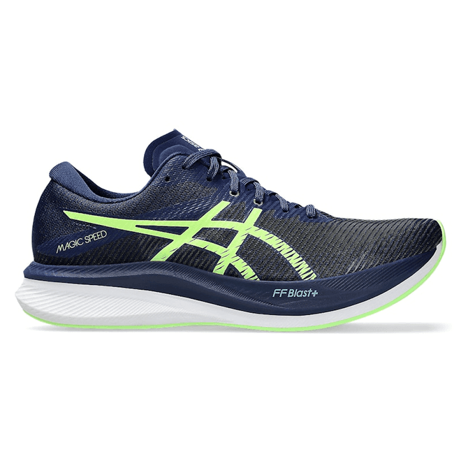 ASICS Magic Speed 3 Blue Expanse Illuminate Green