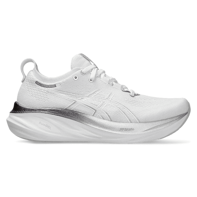 ASICS Gel-Nimbus 26 Platinum Real White Pure Silver (Women's)