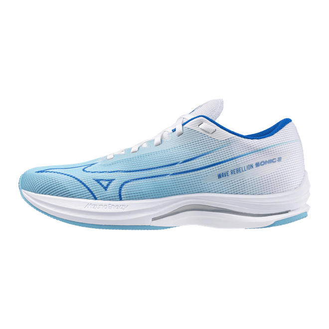 Mizuno Wave Rebellion Sonic 2 Running River Blue