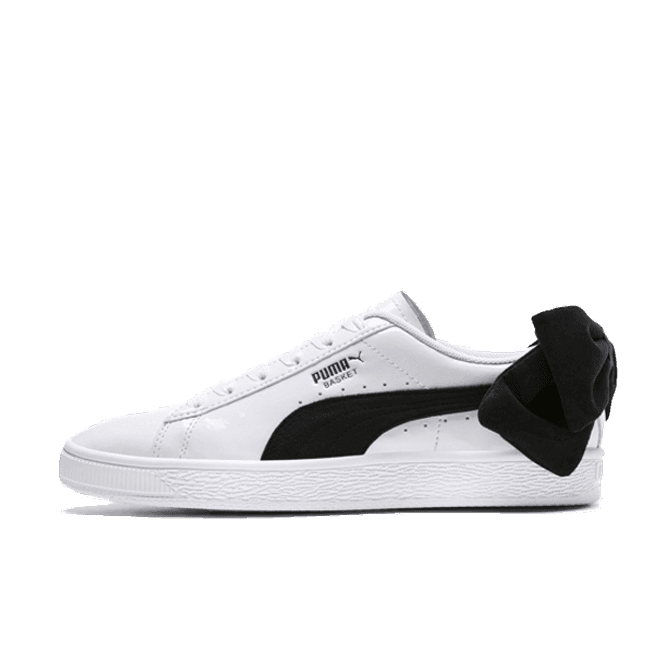 Puma Suede Bow Patent 'White/Black'