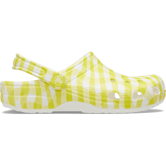 Crocs Unisex Classic Gingham Clogs Daylily 