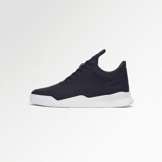 Filling Pieces Low Top Ghost Organic Nappa Black