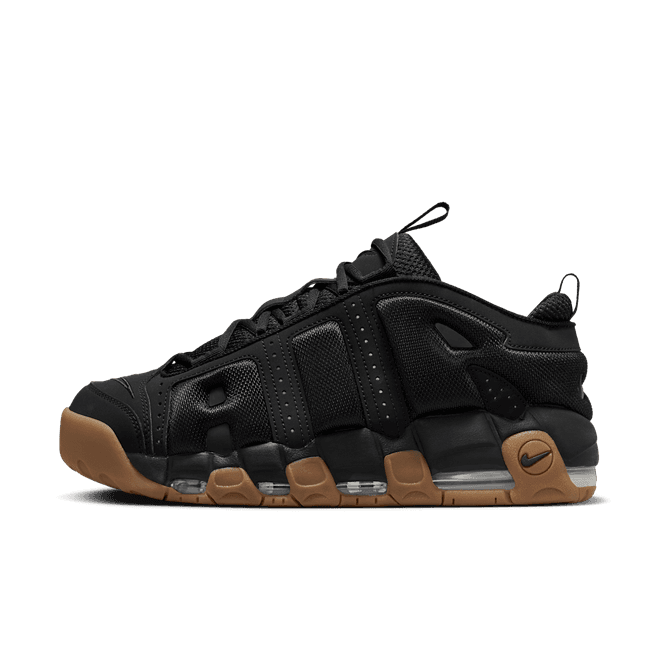 Nike Air More Uptempo Low Black Gum