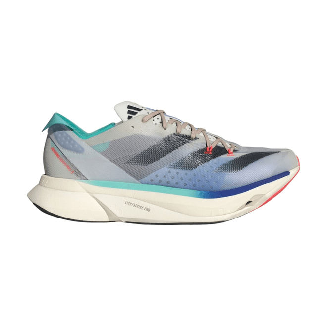 adidas Adizero Adios Pro 3 Off White Aurora Ink Flash Aqua (Women's)