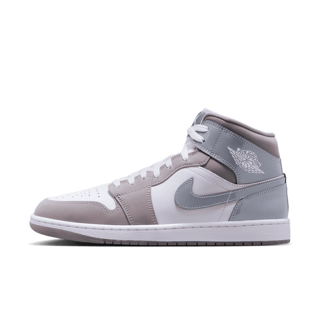 Air Jordan 1 Mid SE White Medium Grey Cool Grey