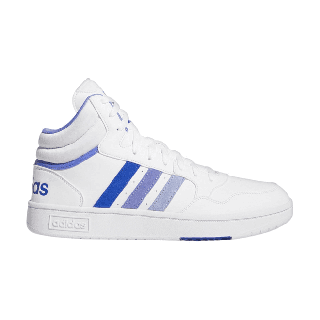 adidas Hoops 3.0 Classic Vintage Cloud White Blue Spark Semi Cobalt Blue