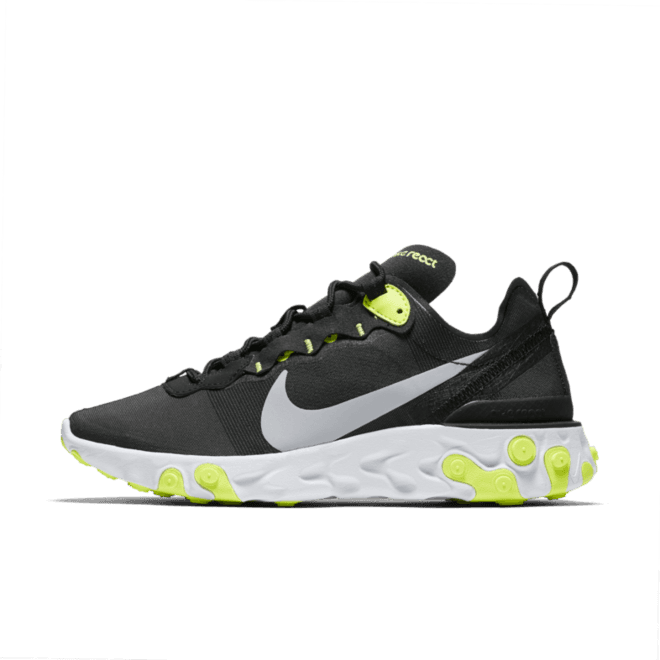 Nike WMNS React Element 55 'Black/Volt'