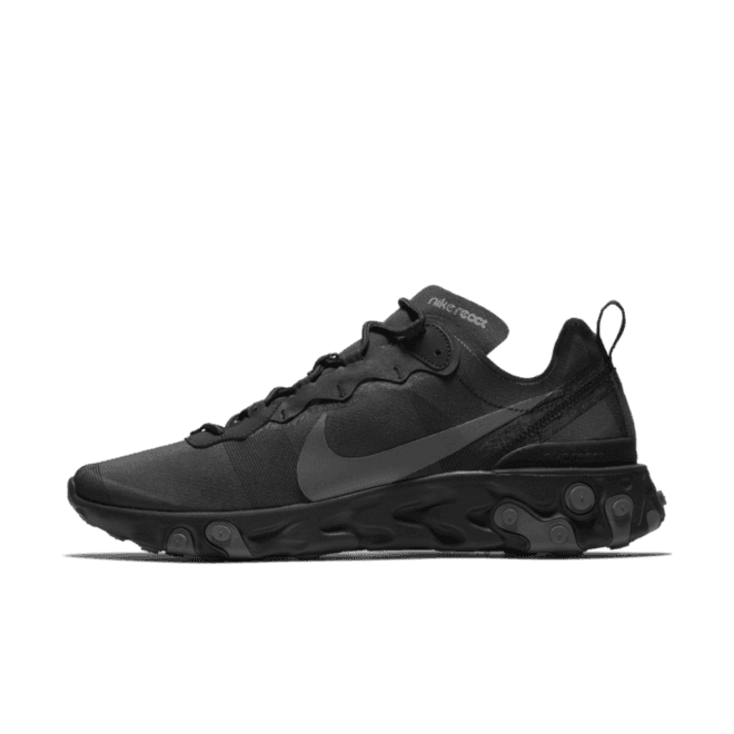 Nike React Element 55 'Triple Black'