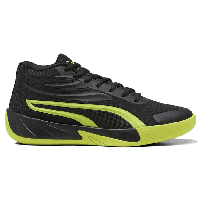 Puma Court Pro Black Electric Lime