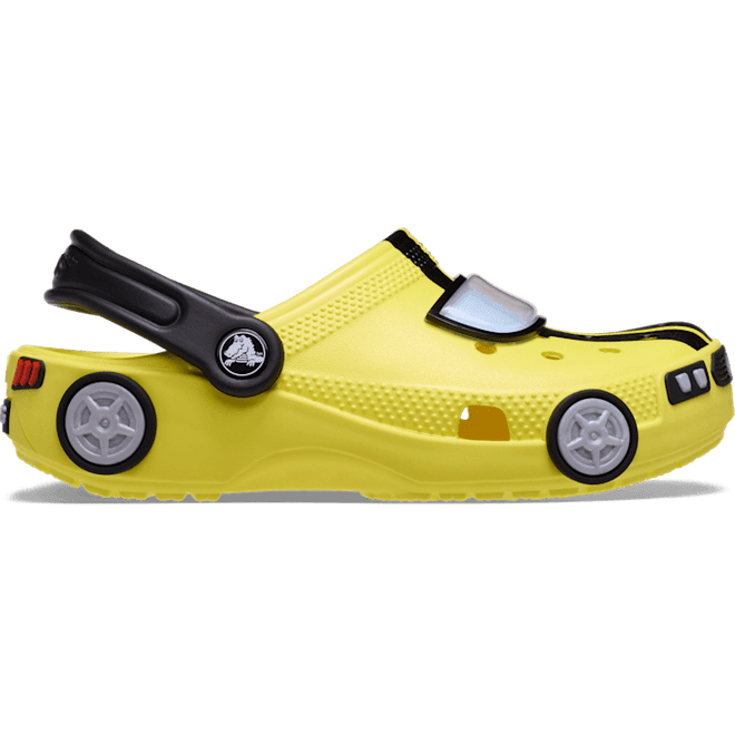 Crocs Kids Toddler Classic IAM Race Car Clogs Cyber Yellow 