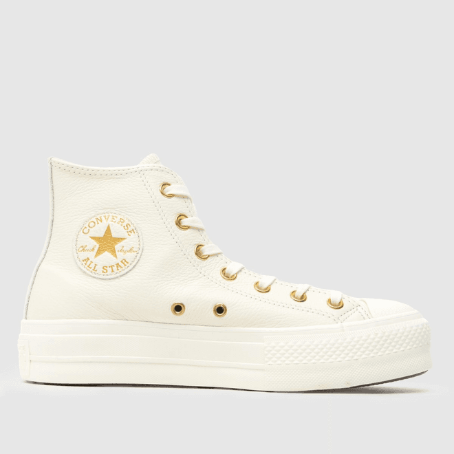 Converse Chuck Taylor All Star Lift Platform Golden Hits Egret/Egret/Gold