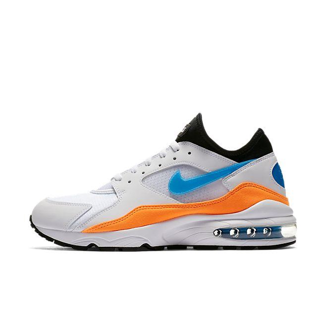 Nike Air Max 93 White Blue Nebula Total Orange