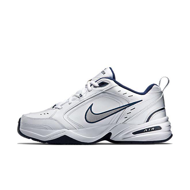 Nike Air Monarch IV White Metallic Silver