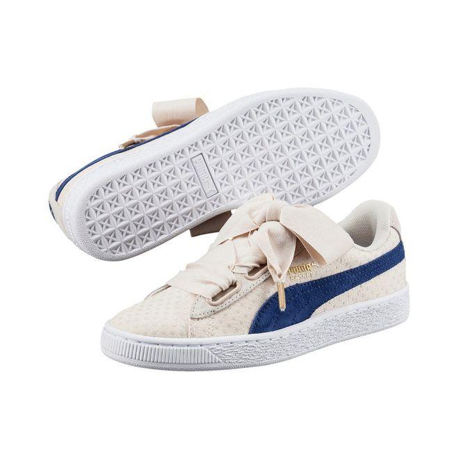 Puma Basket Heart Denim