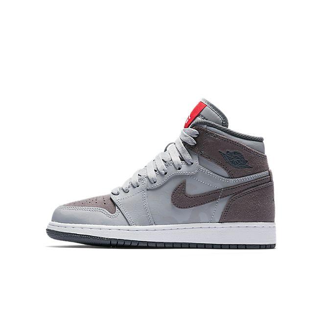 Nike Air Jordan 1 Retro High Premium (BG) (Grey)