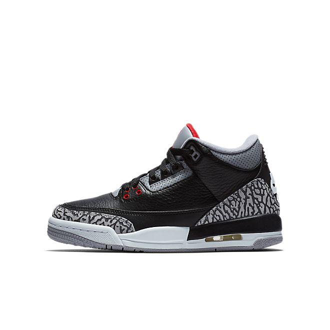 Nike Air Jordan 3 Retro OG (GS) (BLACK)