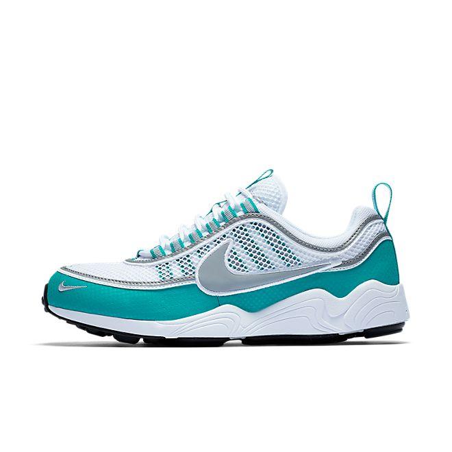 Nike Air Zoom Spiridon (White / Silver - Turbo Green - Laser Orange)