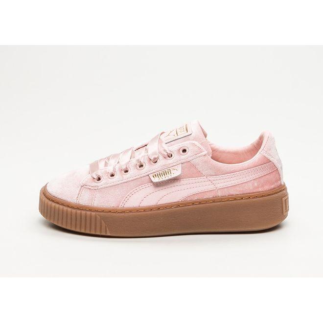 Puma Basket Platform VS (Silver Pink / Gold)