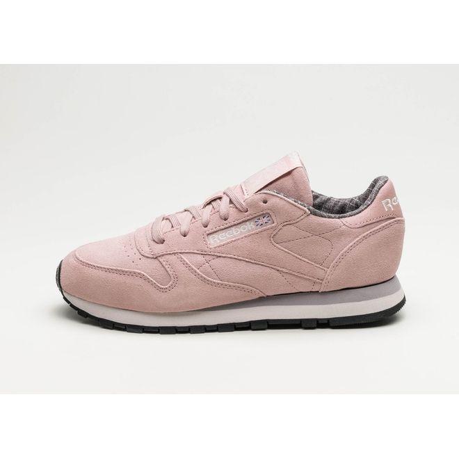 Reebok Classic Leather W&W (Shell Pink / Whisper Grey / Lilac / Black