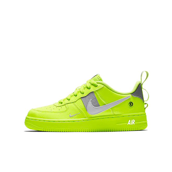 Nike Air Force 1 LV8 Utility (GS) (Neon Yellow)