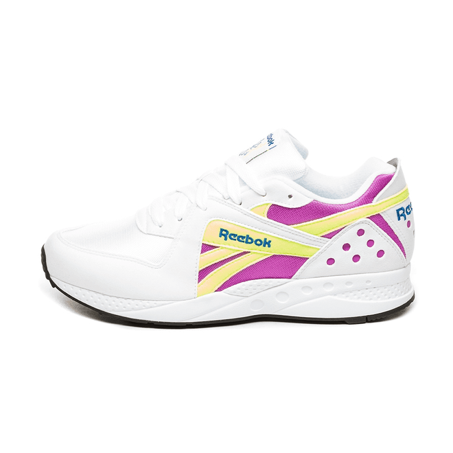 Reebok Pyro (White / Vicious Violet / Neon Yellow / Black)